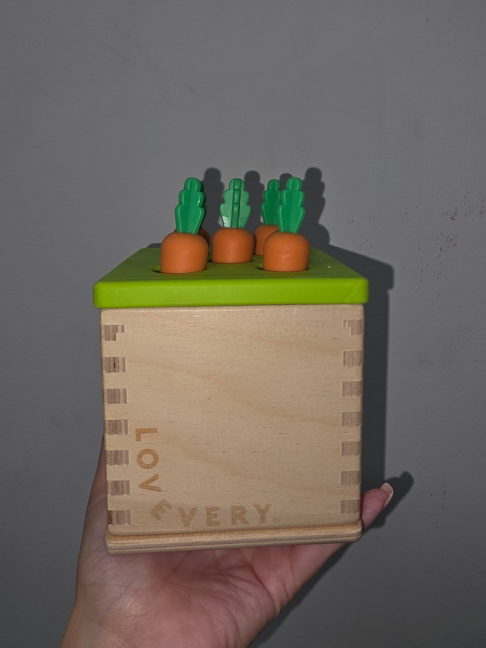 Lovevery Bank With 3 Interchangeable Silicone Lids for Different Activities